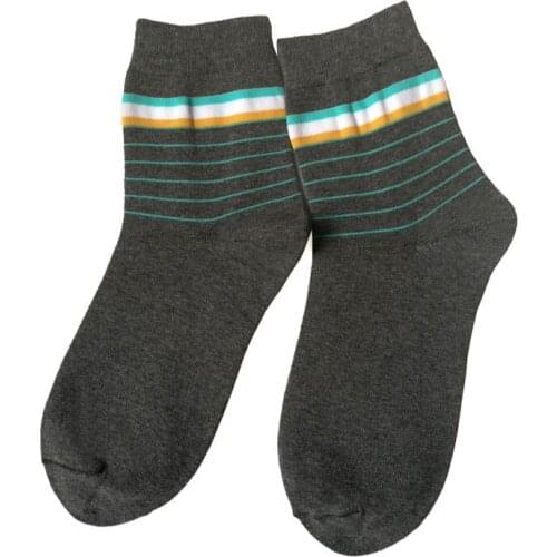 5Pair Men Hot Sale Comfortable Happy Unisex Comfortable Stripe Cotton Sock Slipper Short Vintage Sock New Arrival Breathable Sox