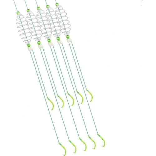 Professional fishing 5-piece portable hook fishing lure spring accessories multifunctional non-disposable