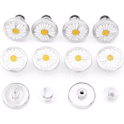 5pcs Universal Button For Pants Woman Man Adjustable Button Waist Button For Tightening Or Widening Waist Jeans Accessory