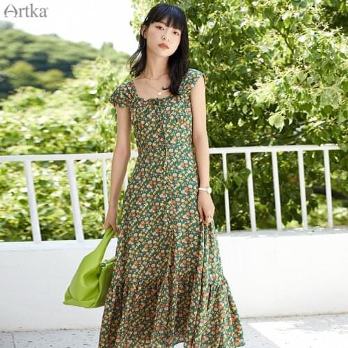 Летние платья с принтом Artka China At AliExpress