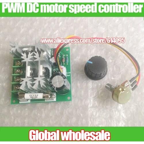 Free shipping DC motor speed controller / pwm CVT board / PLC speed speed governor / high efficiency 6V-90V 15A