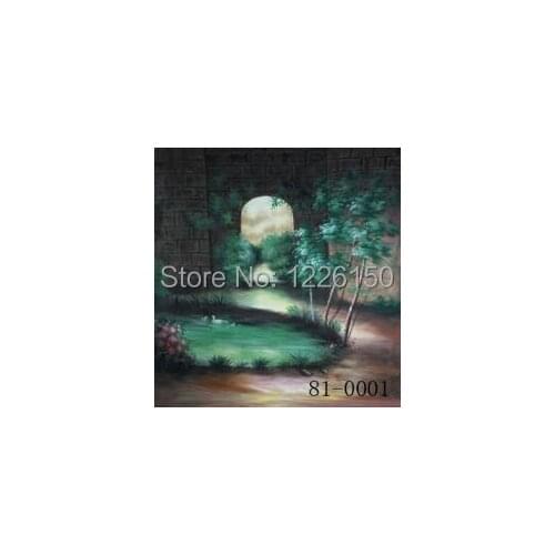Free scenic photography backdrop 81-0001,10x20ft Hand Painted Photo backdrop,photography studio props,wedding photo backdrops