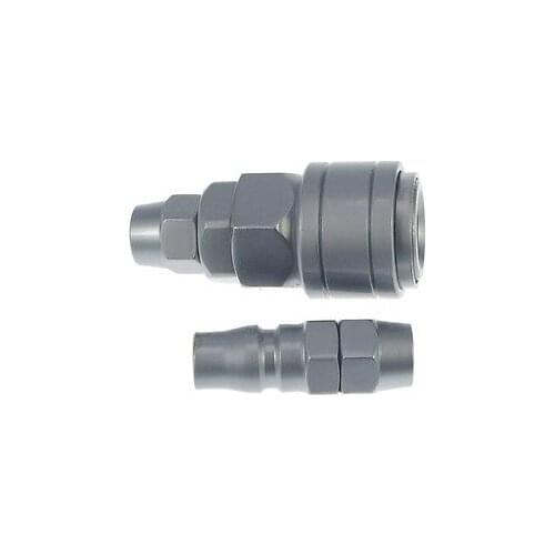 Set 8mm OD Hose Air Quick Coupler Connector Steel Self Lock SP-20 PP-20