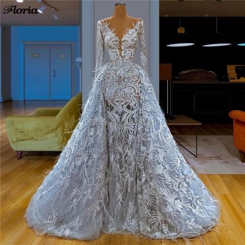 Luxury Muslim Dubai Long Evening Dresses Robe De Soiree Lace Beading Party Gowns 2019 Turkish Arabic Prom Dress Abendkelider