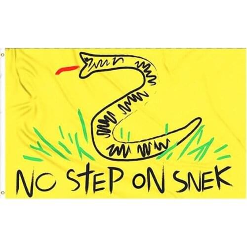 90x150 CM gadsden no step on snek flag Flags