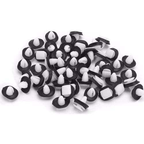 QILEJVS 50pcs/set Car Exterior Side Moulding Rub Bumpstrip Lower Auto Car Door Trim Clips For Fiat Ducato Fastener & Clips New