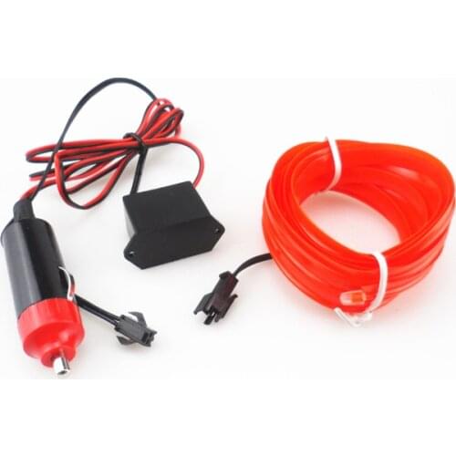 Car shape 3 meters flexible neon with interior lights trim cold light 12v for Mazda 2 3 5 6 CX5 CX7 CX9 Atenza Axela