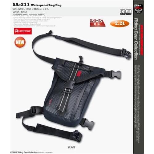 Hot sale Latest Komine SA 211 Motocross Leg bag Motorcycle waterproof waist bag Outdoor multifunctional 113