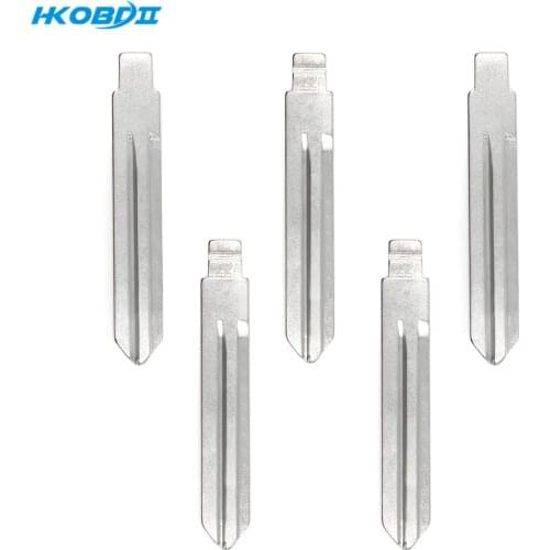 HKOBDII #22 NSN14 for Nissan for Opel KD Blade VVDI Blade JMD Blade Metal Uncut Flip KD Remote Car Key Blade