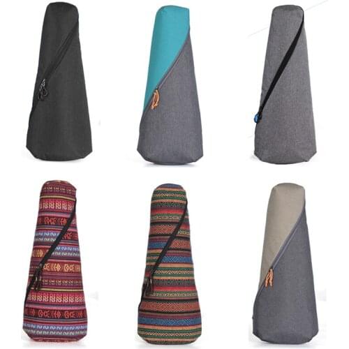 LongTeam 21 23 26 Inch Ukulele Bag Thick Double Straps Case Fashion Printed Hawai Guitar Case Ukulele Accessories QB1011