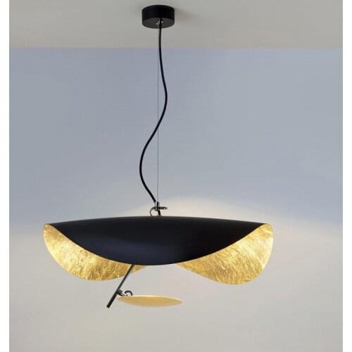 Minimalism Postmodern Led Pendant Lights Flying Saucer Hat Art Home Decor Hang lamp Living Room Restaurant Kitchen Light Hanging