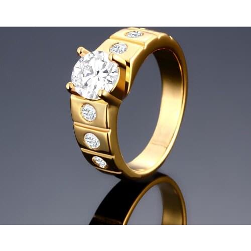 Rose Gold Ring 2020 SALE Cubic Zirconia Men Ring Jewelry Acessorios Alibaba Express Gold Jewelry Jewellery Gifts For Men