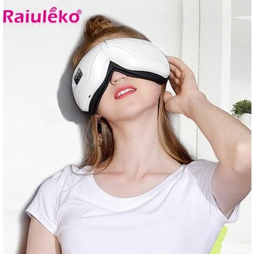 Upgrade Electric Eye Care Massager Multi-frequency Vibration Relax Hot Compress Therapy Massage Air Pressure Relieve Eye Fatigue