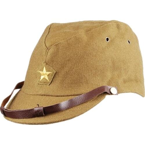 WWII WW2 JAPANESE ARMY IJA OFFICER FIELD WOOL CAP HAT L