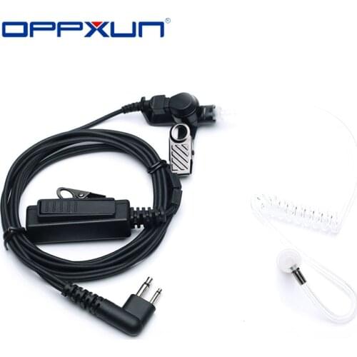 OPPXUN Professional PTT And Microphone For Motorola Handheld Radio Gp88 Gp68 Gp2000 Walkie Talkie Tactical Air Conduit Earphone