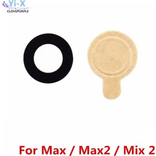 Wholsale 50pcs/lot Rear Back Camera Glass Lens For Xiaomi Max Max 2 Mix 2 Lens For Mi Max Max2 MIx2 with sticker