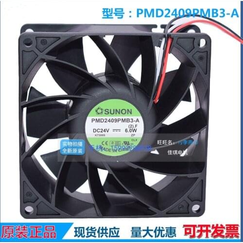Original PMD2409PMB3-A 24V 6.0W 9CM inverter industrial control machine fan