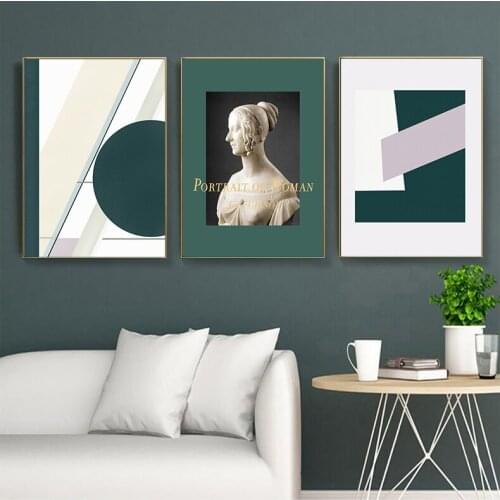 Abstract Venus Geometry Poster Art Wall Prints Nordic Creative Pictures for Living Room Home Canvas Paintings Cuadros Decoration