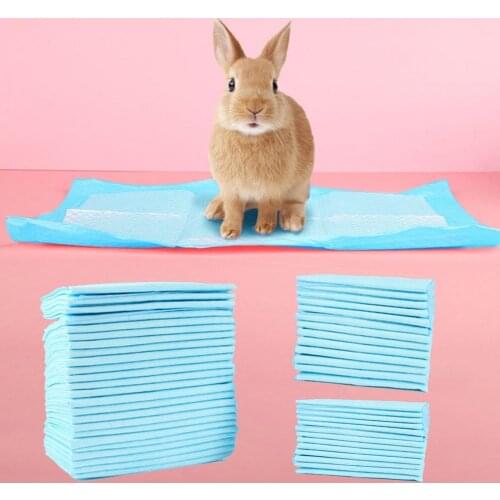 Strong And Lasting Rabbit Super Absorbent Toilet Training Mats Pads Disposable Diapers Non-woven Fabrics Training Rabbits