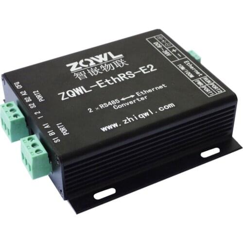 Serial port server /2 road RS485 switch network / wide voltage power -supply /Modbus TCP to RTU