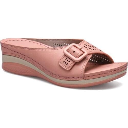 Slippers Women Shoes Casual Platform Sandals Female Slides Comfort Flats Plus Size Cross Summer 2021 Beach Ladies Slippers