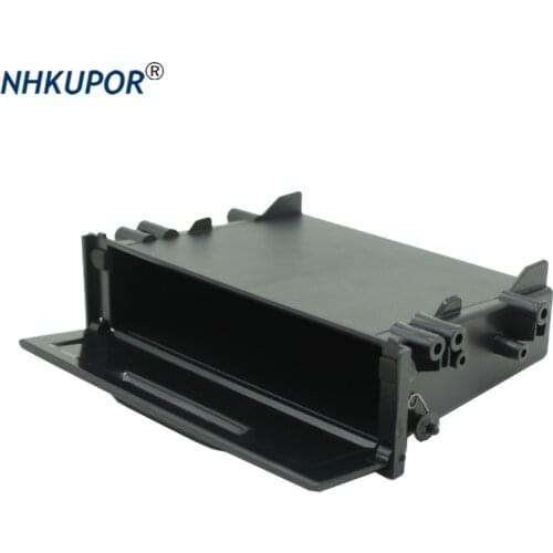 Car Radio Refitting Dashboard Storage Pocket Box Kit Universal Single 1 Din Auto CD Player Stereo Dash Trim For Toyota
