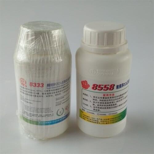 2pcs 8333/8558 250ml Mac repair liquid / touch screen OCA removing liquids / OCA strippers