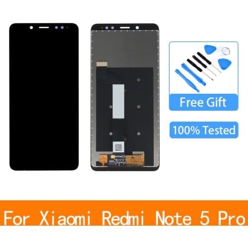 Original For Xiaomi Redmi Note 5 LCD Display With Frame For Redmi Note 5 Pro Display Replacement Digitizer Assembly Repair Parts