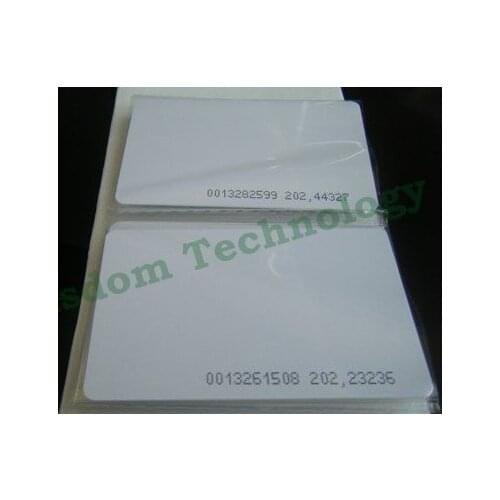 100PCS/Lot Proximity Card 125KHZ RFID Cards EM4100 TK4100 PVC Card