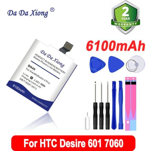 Da Da Xiong high capacity 5900mAh BN40 Battery for Xiaomi Redmi 4 Pro for 3G RAM 32G ROM Edition Cell Phone Battery