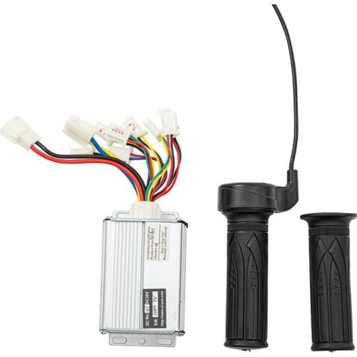 Electric Bike Scooter Accessories Motor Brushed Controller & Throttle Twist Grip for Bicycle Electric Scooter 1000W