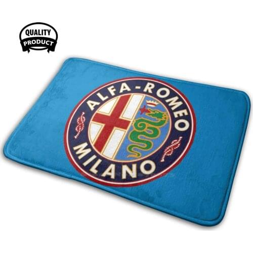 Antique Alfa-Romeo Classic Car Sign Soft Interesting Room Goods Rug Carpet Havocgirl Vintage Car Classic Car Auto Chevy
