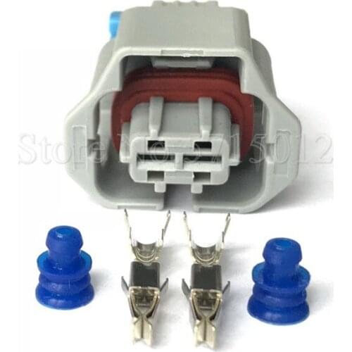 2 Hole Automotive Waterproof Connector 3.5mm Electrical Car Plug