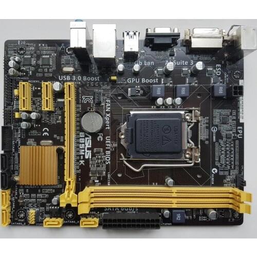 Used,Original for ASUS B85M-K DDR3 LGA 1150 Intel B85 Desktop motherborad