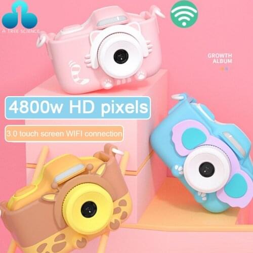 Childrens Camera Toy Can Take Pictures 3.0 Touch Screen Camera Baby Mini 4800W SLR Childrens Birthday Gift