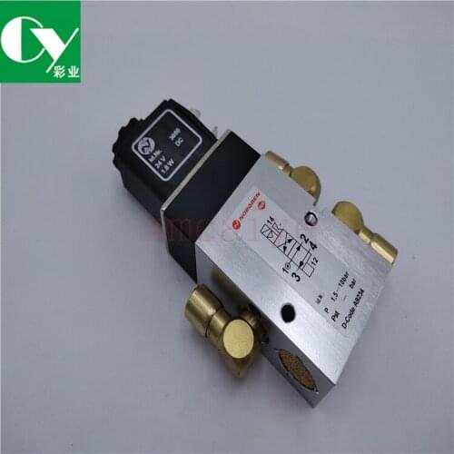 DHL/EMS/Fedex free shipping SM74 PM74 pneumatic 4/2 way valve - 6mm push fits X 3 ,S9.184.1051,SM74 PM74 replacement parts