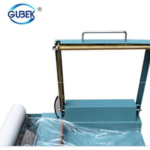 FQL-380 Table Manual L Bar Sealing and Cutting Machine Connect with Heat Shrinkable Packaging Wrapping Machine for Food Book