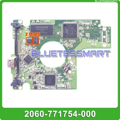 HDD PCB logic board 2060-771754-000 REV A/P1 for WD USB 2.0 hard drive repair data recovery WD5000KMVV WD7500TMVV WD10TMVV