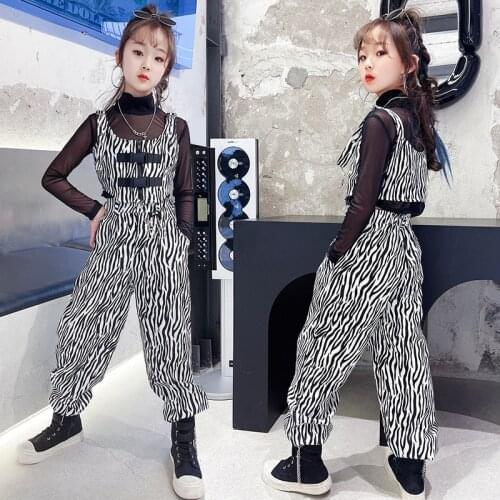 Girls autumn 2021 suit hip-hop hip-hop street dance western domineering street fashion