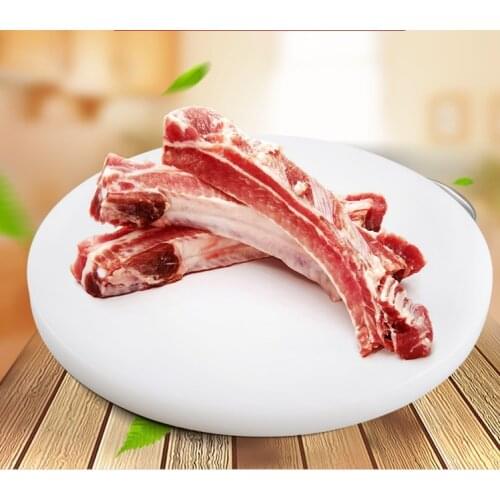 Moldproof Mildew-proof thick round kitchen eco-friendly PE polyethylene resin large fruit cutting chopping food meat board