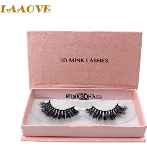 LAAOVE natural false eyelashes 3d mink lashes volume soft lashes long eyelash extension fake mink eyelashes cilios maquiagem