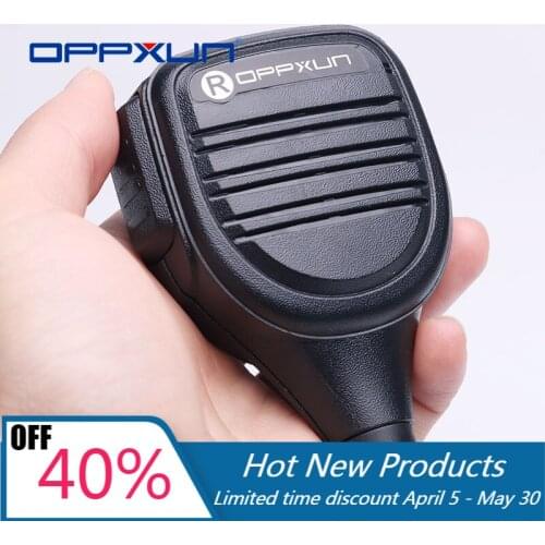 OPPXUN 7 Pin Microphone Speaker Mic for Motorola XPR6550 XIR-P8268/P8260/P8800/P8200 DGP4150/DGP6150 Walkie Talkie Two Way Radio