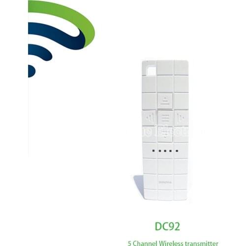 Original Dooya Curtain Accessroies DC92 Remote Control 5 Channel Wireless transmitter for Curtain Motor