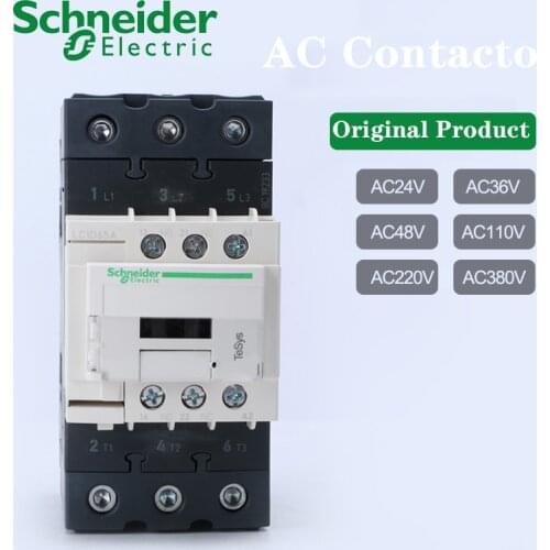 Original Genuine Schneider Electric AC Three-Pole Contactor 65A LC1D65AM7C B7C 24 CC7C 36 E7C 48 F7C 110 220V LC1D65AQ7C 380v