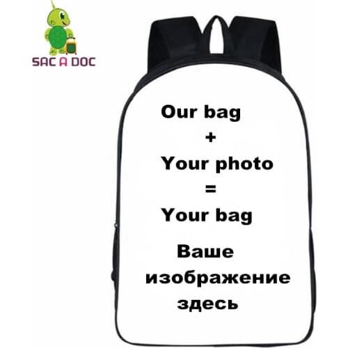 Customize Backpack Anime Backpacks Cartoon Shoulder School Bags Travel Bag Boys Girls Book Bag New Fashion Teenagers Bagpack