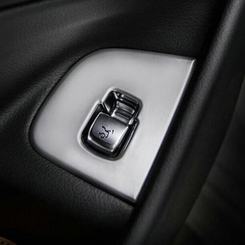 Automobile tailgate switch button ABS decorative frame for Mercedes Benz E E200L E300L E320L W213 2016-2019