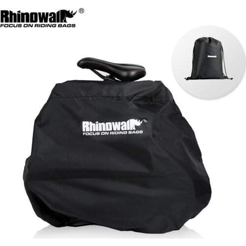 Rhinowalk Portable Waterproof Folding Bicycle Storage Bag 14"-20"Foldable Bike Transport Pack Travel Carry Loading Bags Black