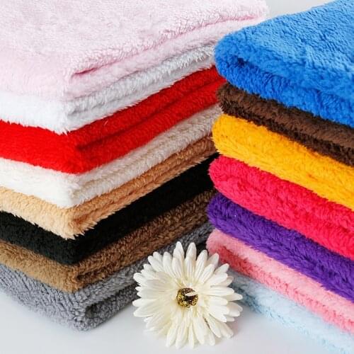 50*160cm Super Soft Solid White Cashmere Winter Plush Lining Fabric Inner Lining Cloth Photo Background Cloth Velvet Fabric