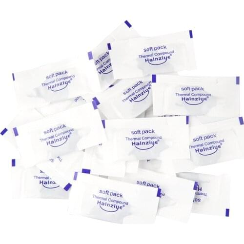 30pcs HY510 Thermal Conductive 1.93W/m-K Grease Paste Silicone Plaster Heat Sink Compound High Performance Gray Net Weight 0.5g