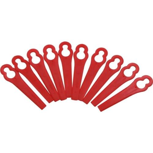 10 General Courtyard Abs Mower Straight Blade Garden Lawn Trimmer Accessories Plastic Cutting Tool 83mm